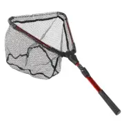 75-90cm Folding Fishing Brail Net Telescopic Fishing Landing Net Scoop Net M6W2