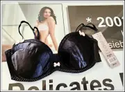 Ladies~14B-Black-Satin Trim-Padded-U/W Bra-Manhatten-Collection * $89.95-Brand X