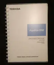 TOSHIBA AQUILION ONE OPERATION MANUAL BASIC VOLUME FOR TSX-305A