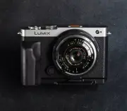 Handmade Wooden L Hand Grip w/Aluminium alloy Baseplate for Panasonic Lumix S9