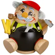 Chunky MINI DIY Handyman German Smoker Incense Figurine