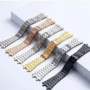 21mm Stainless Bracelet Strap Fit For AP Royal Oak Watch