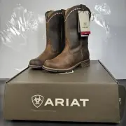 Ariat Ladies Cowboy Boots Size 7.5 Unbridled Roper 10015374 Distressed Brown