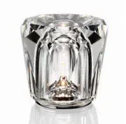 Crystal Ambientec Xtal Acrux Cordless Table Lamp Solid Glass Light JAPAN NEW
