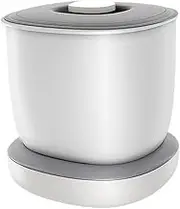 Flour Storage Container, Moisture-Proof Sealed Safe Rotatable Rice Dispenser, Non-Slip Thicken Flour Sugar Storage Containers for Home Kitchen Indoor Food Supplies