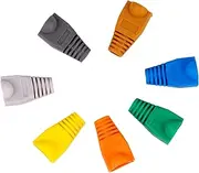 100Pcs Plastic Connector Boots Cover for Network Cables Plug Ends Easy Identification Durable and Reliable for Daily Use and Maintenance
