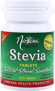 Nirvana Organics Stevia Tablets 250 Count
