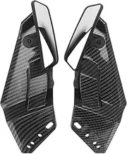 Adjustable Side Wing Spoiler Fairing Suitable Fit for Honda Fit for Kawasaki Fit for Suzuki Fit for BMW Fit for Yamaha(ABS Carbon Fiber)