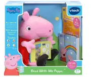 NEW VTech Peppa Pig Read with Me Peppa, Pink Plush