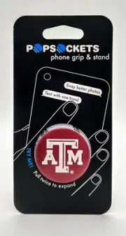 Popsockets NCAA Texas A&M TAMU University Football Phone Popsocket Pop Socket
