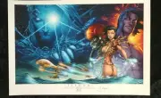FATHOM HARDCOVERS ART PRINT MICHAEL TURNER & PETER STEIGERWALD S&N xx/75 13x19