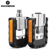 ROCKBROS Foldable Bicycle Pedals Ultralight Reflective Flat MTB Road Bike Pedals