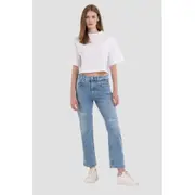 Replay Womens Straight Jeans Fit Maijke Blue