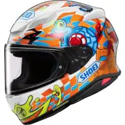 NXR 2 Yagyo TC-2 White Blue Orange Full Face Helmet