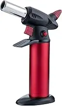 Pro - Professional Butane Blow Torch - High-Temperature Jet Lighter with Adjustable Flame, Piezo Ignition, Refillable, Child Safety Lock, Ideal for Cooking, BBQ, and Home Use