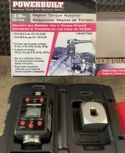 POWERBUILT 3/8” Drive Digital Torque Adapter - Wrench Calibration Tool