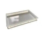 3x Dough Ball Tray Stackable 600x400x70mm Pizza Pasta Bread Proving Trays