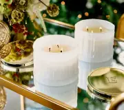 Elton John by Slatkin + Co. S/2 14oz Snowy Spruce Candles