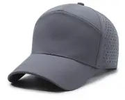 Men Women Unisex Baseball Snapback Cap Hat Quick Dry Mesh Adjustable