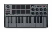 AKAI MPK mini MK3 Professional MIDI Keyboard Controller Gray w/Tracking New
