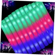 115 Pack LED Foam Glow Sticks, Glow Sticks Bulk with 3 Modes Colorful