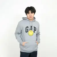 在飛比找momo購物網優惠-【GAP】GAP smiley聯名 帽T 50周年 男女皆可