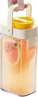 Xasbseulk Water Pitcher - Ice Tea Maker | Portable Leakproof Beverage Container for Water Liquid Drinks Storage Kitchen Fridge Studio Beach Outdoor Party