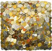 30 Different Coins from Many Countries Around The World Including A Coin Bag, Small Purse!