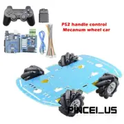 Unassembled Omni Mecanum Car Chassis Kit w/ Motors For Arduino Programming DIY