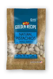 Gurley's Golden Recipe Natural Pistachios, Unsalted, 2.25 oz