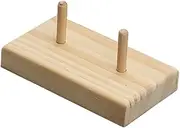 DOITOOL Yarn Holder Wooden Thread Stand for DIY Projects Durable Spool Holder Rack for Home Use Simple and Practical Design Lightweight and Easy to Transport for Crafting Enthusiasts
