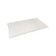 Barelli Bath Mat Rectangular 50cm x 80cm Non-Slip Chenille White