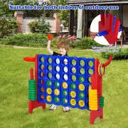 CostwayJumbo 4-to-Score Giant Game Set for Kids-Red