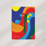 Bauhaus Running Man (Psychedelic, 1919) Premium Wall Art Poster Print
