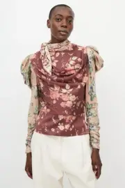 Zimmermann Tempest Tucked Contour Blouse BNWT Size 0 AU 8 / US 4 RRP $995