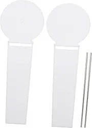 KONTONTY 2Pcs DIY Sun Clock Sundial Model Educational Timing High Grade Plastic Teaching Aid for Science Learning and Measurement and Reusable