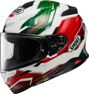 Shoei NXR 2 Capriccio Helmet, white-red-green, Size 2XS for Men White Red Green