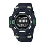 【CASIO 卡西歐】G-SHOCK G-SQUAD系列 藍牙運動電子錶_迷彩X黑X綠_GBD-100LM-1_49.3MM