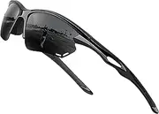 [Bircen] Sport Polarized Sunglasses for Men - Women: UV Protection Fishing Glasses for Driving Running Cycling