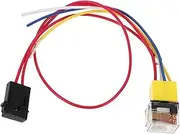 CHILDWEET Motorcycle Horn Connector 12v Air Pump Wire Harness Wiring Harness Kit for Professional Use