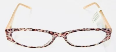 CORINNE McCORMACK CLEO LEOPARD READING GLASSES +1.00 - BRAND NEW WITH TAG