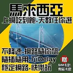 【國外網卡】馬來西亞 上網吃到飽 SIM卡 隨插隨用 網卡 上網卡 網路卡 馬來西亞網卡 馬來西亞上網