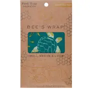 Bee's wrap Beeswax Wrap - Starter Set, Ocean Print