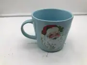 Fig & Fern Ceramic 18oz Vintage Santa Blue Coffee Mug CC02B58002