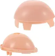 DIY Doll Tool Set 2pcs Soft Hard Faux Scalp Replacement for Doll Making Cosplay Accessories