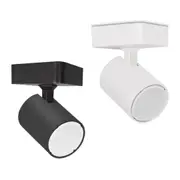 Spot Indoor Surface Mounted LED Spot Light Square 1xGU10 w/ Adjustable Heads in Matte Black or Matte White