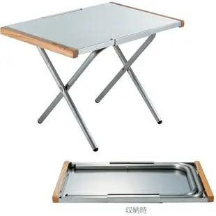 【UNIFLAME】U682104 疊不鏽鋼小鋼桌 燒烤小邊桌 可置荷蘭鍋 料理台