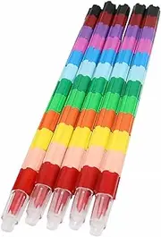 Buildable Crayon Toy Stacking Block Crayons for Children's Party 12 Colors Boys and Girls