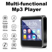 Bluetooth MP3 MP4 Player Media 2.4" Full Touch Screen FM Radio Recorder Speaker