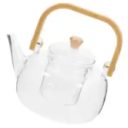 Glass Teapot Make Stove Top Kettle Stovetop with Infuser Strainer